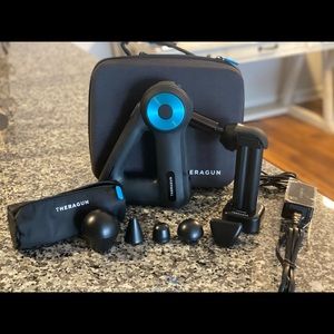 Percussive Therapy Device - Black and Blue